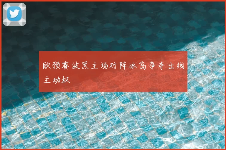 欧预赛波黑主场对阵冰岛争夺出线主动权